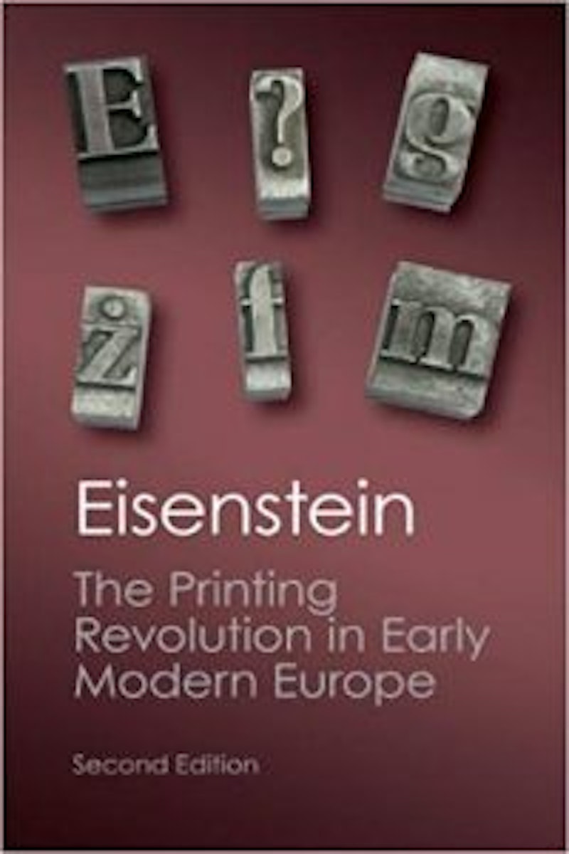 The Printing Revolution in Early Modern Europe cover