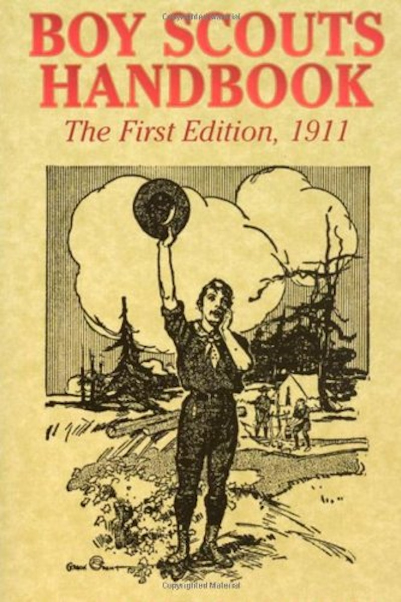 Boy Scouts Handbook (The First Edition), 1911 cover