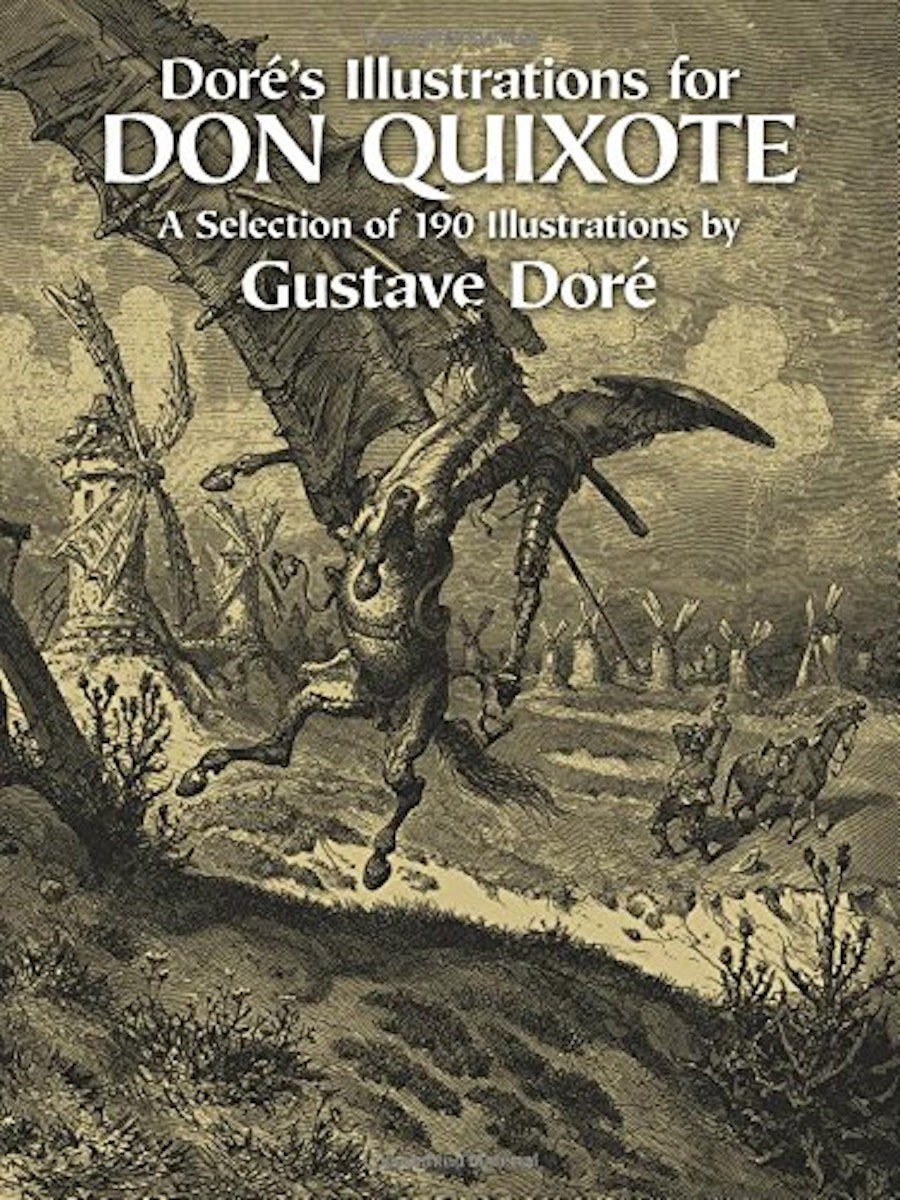 Doré's Illustrations for Don Quixote cover