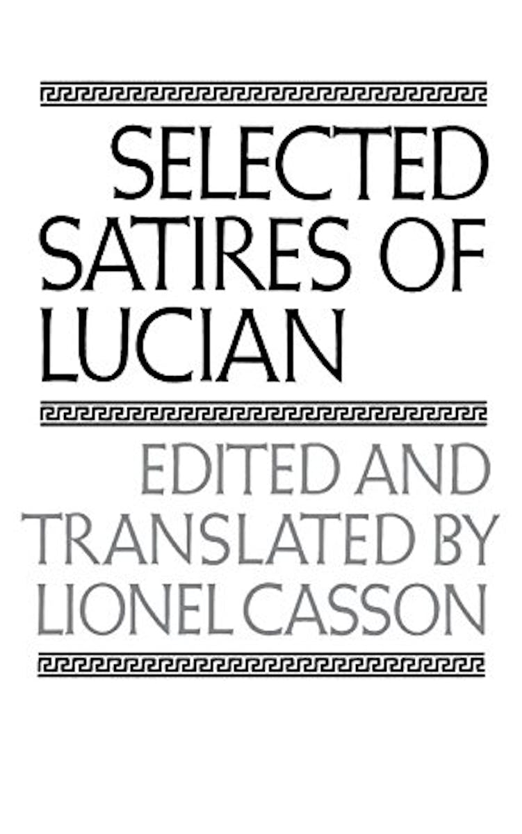 Selected Satires of Lucian cover