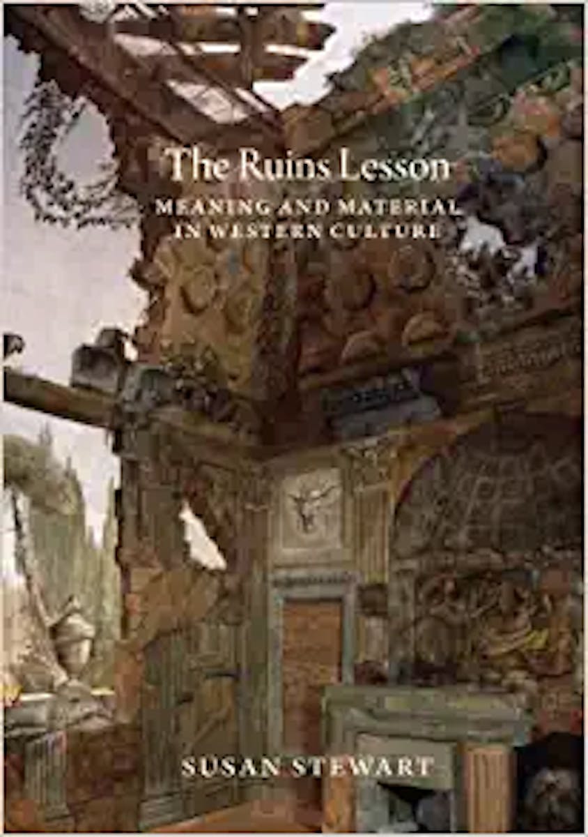 The Ruins Lesson: Meaning and Material in Western Culture cover