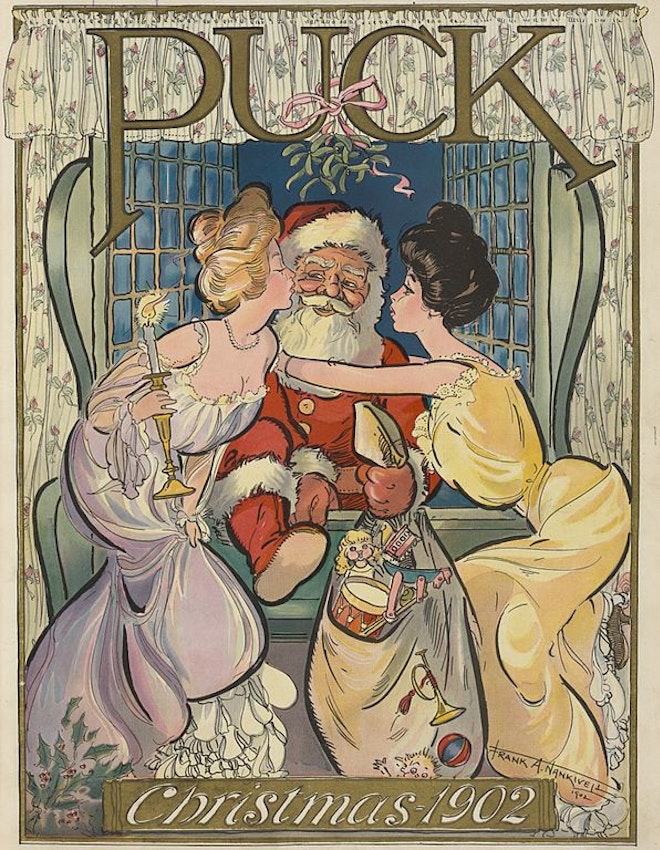 Papai Noel capa de livro origem