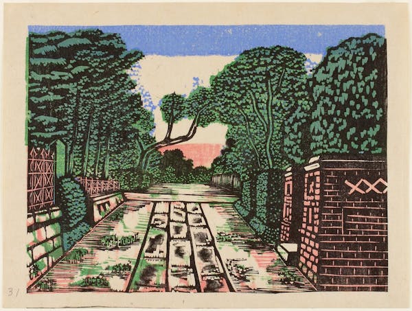 Illustration of Tokyo landscape or streetscape