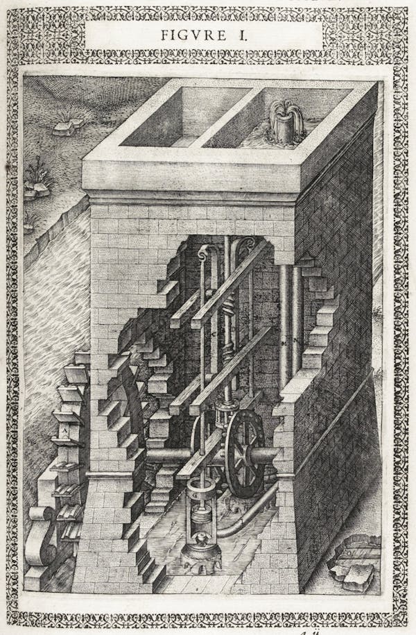 Illustration from Ramelli's *Diverse and artificial machines*