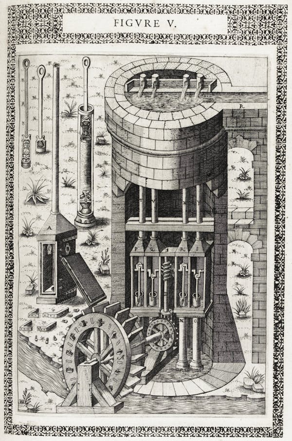 Illustration from Ramelli's *Diverse and artificial machines*