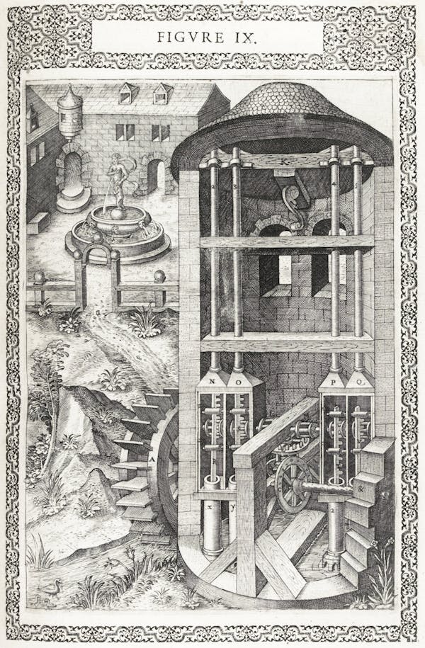 Illustration from Ramelli's *Diverse and artificial machines*