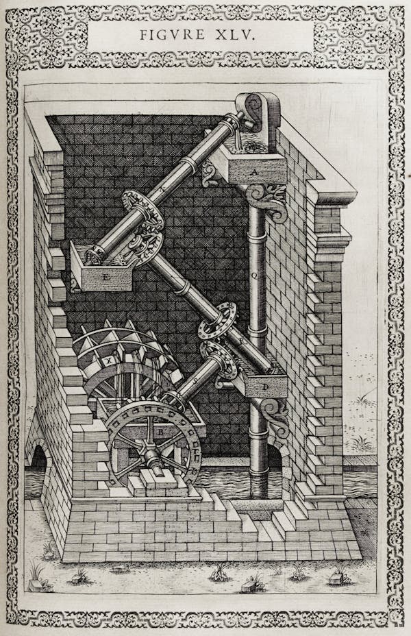 Illustration from Ramelli's *Diverse and artificial machines*