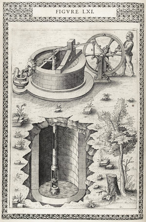 Illustration from Ramelli's *Diverse and artificial machines