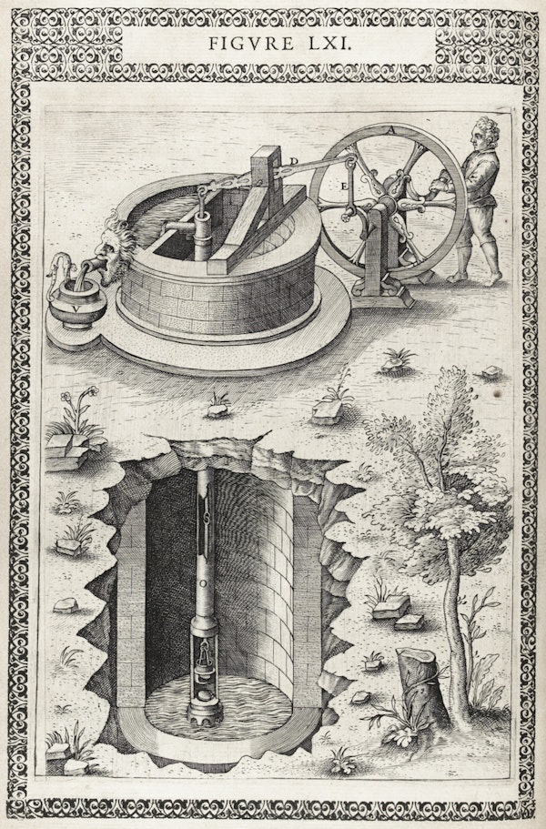 Illustration from Ramelli's *Diverse and artificial machines