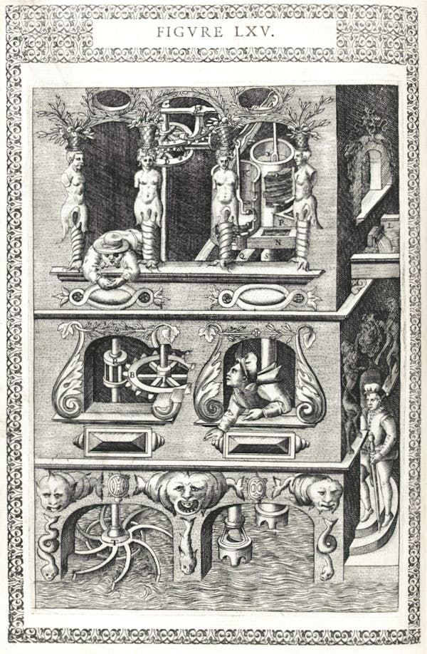 Illustration from Ramelli's *Diverse and artificial machines*