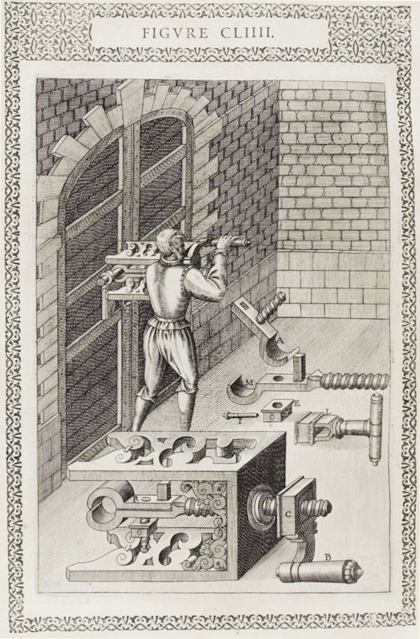 Illustration from Ramelli's *Diverse and artificial machines*