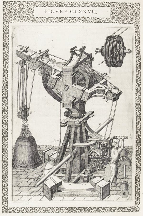 Illustration from Ramelli's *Diverse and artificial machines*