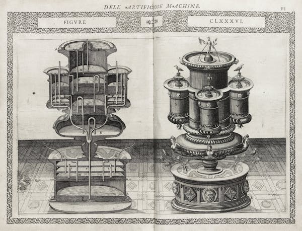 Illustration from Ramelli's *Diverse and artificial machines*