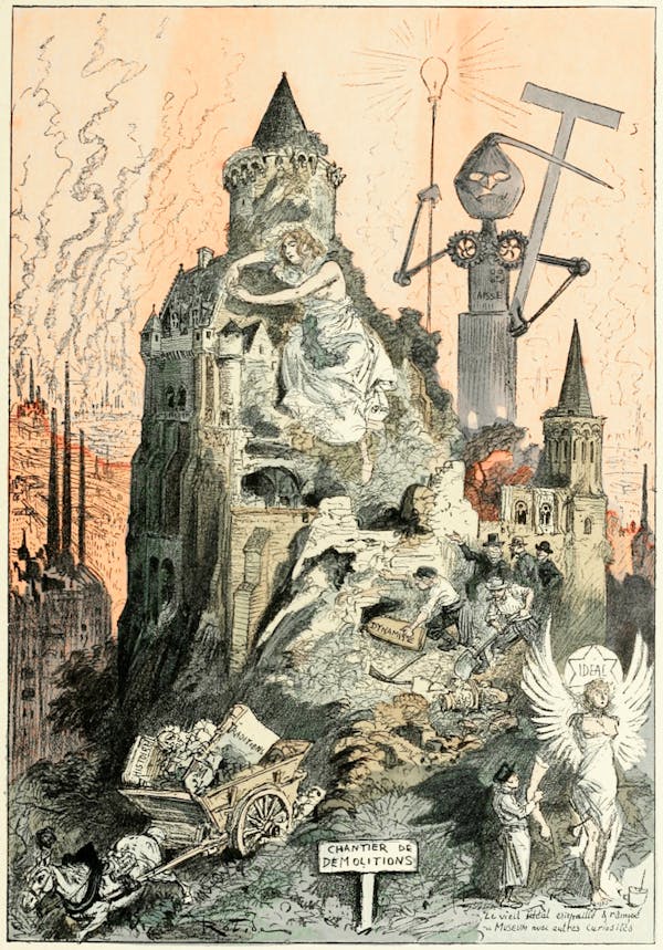 Illustration from La vie électrique