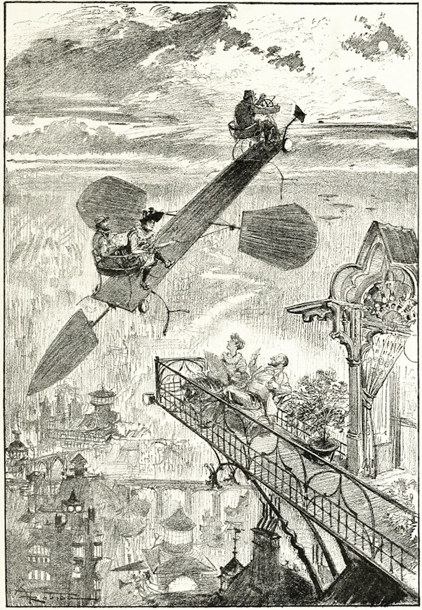 Illustration from La vie électrique