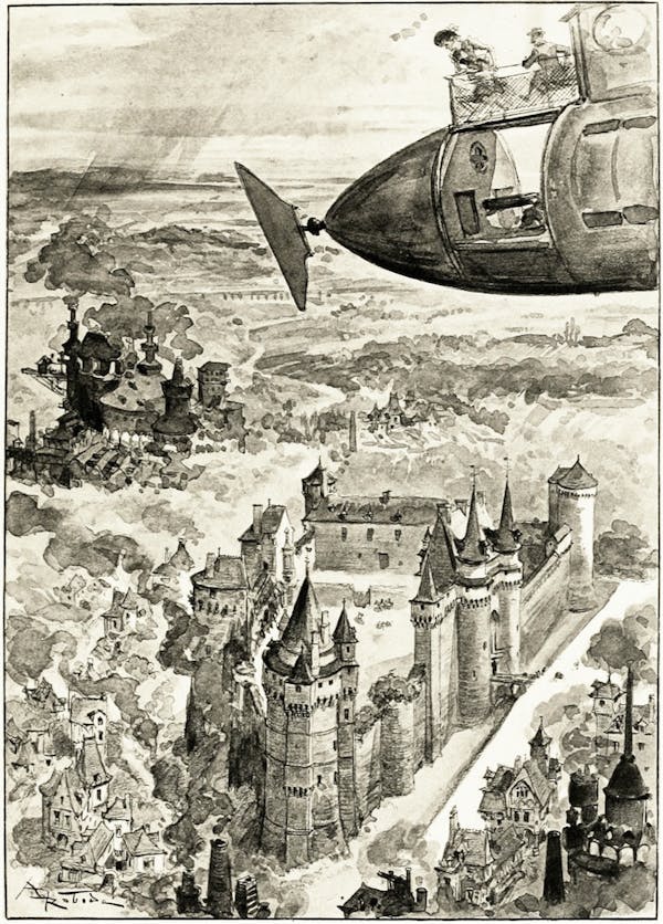 Illustration from La vie électrique