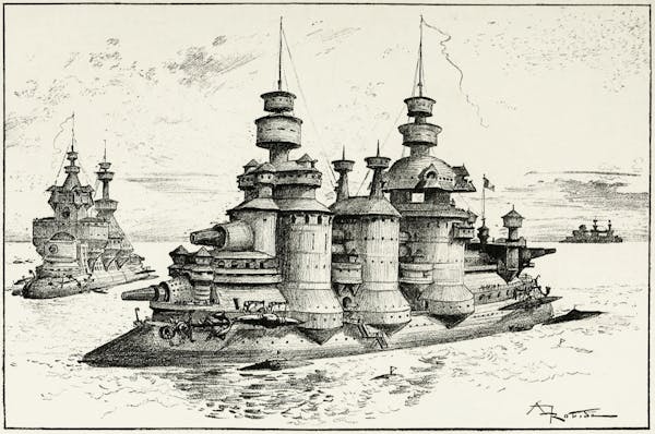 Illustration from La vie électrique