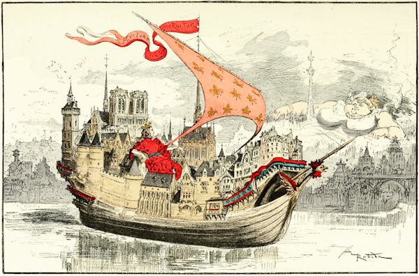 Illustration from La vie électrique