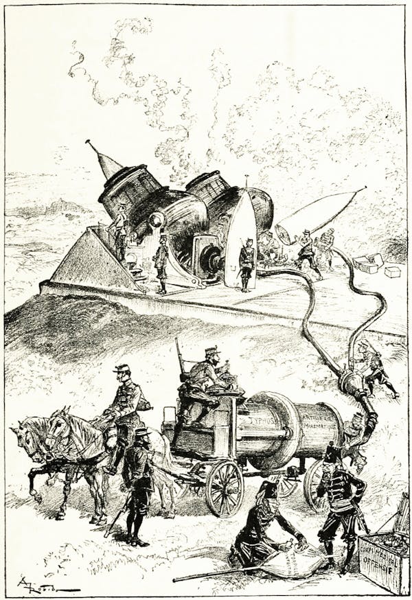 Illustration from La vie électrique