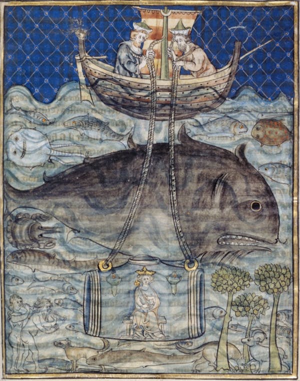 Image of Alexander in the bathysphere