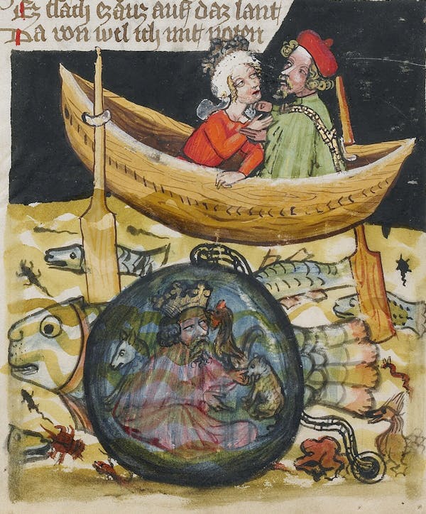 Image of Alexander in the bathysphere