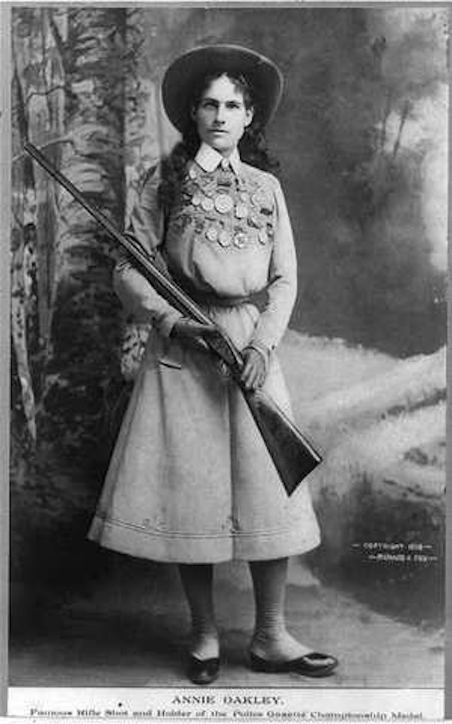 lancering Nedrustning At hoppe Annie Oakley (1894) – The Public Domain Review