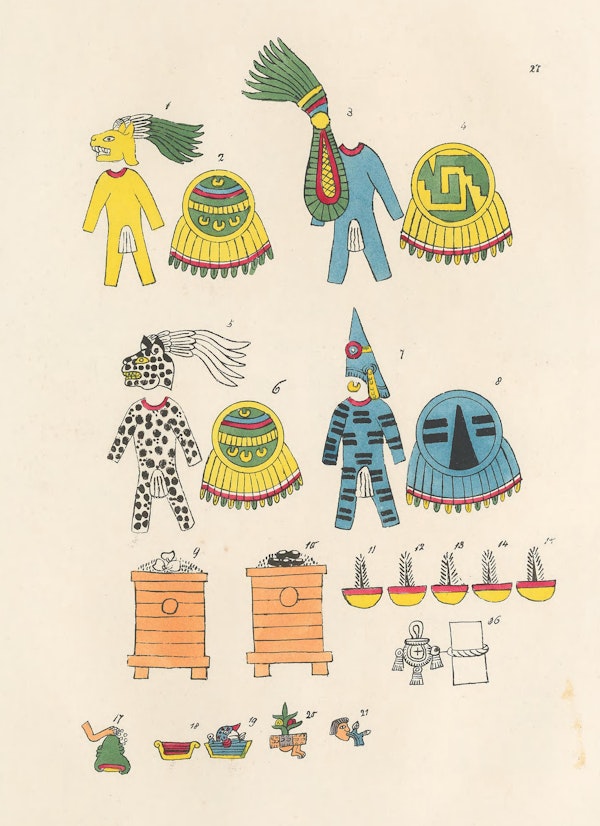 Facsimile of Mesoamerican codex