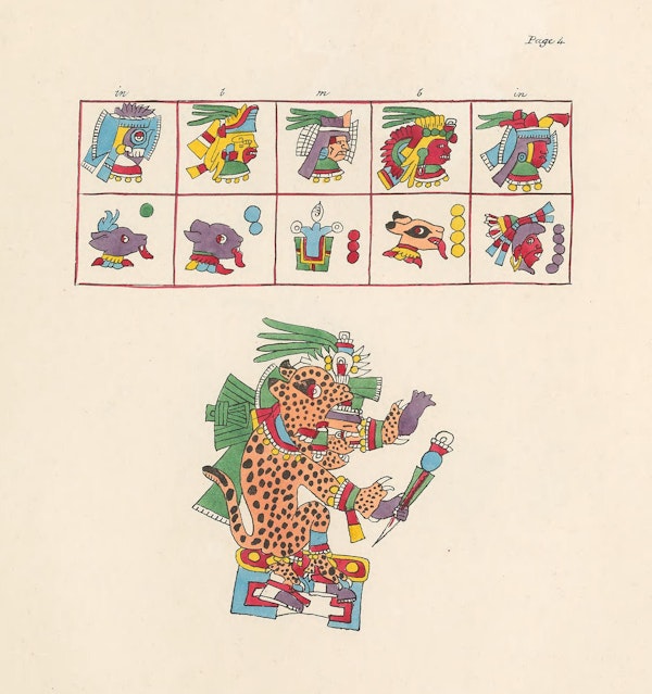 Facsimile of Mesoamerican codex