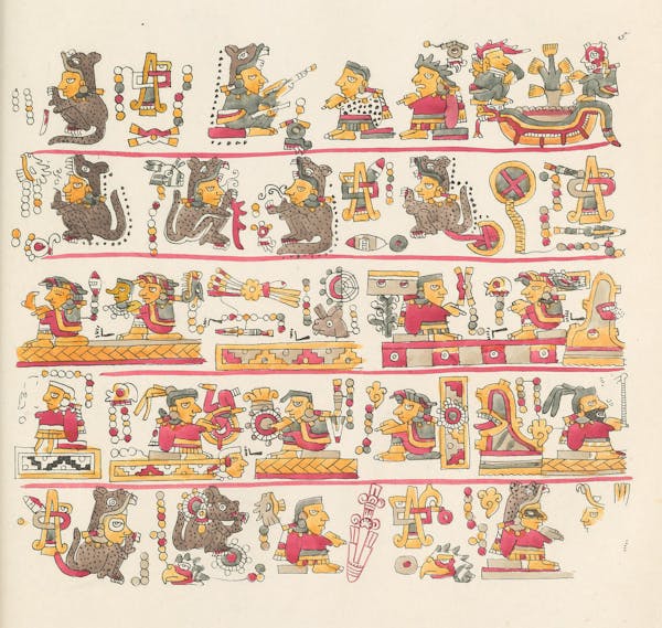 Facsimile of Mesoamerican codex