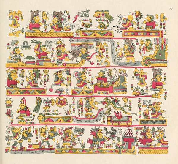 Facsimile of Mesoamerican codex