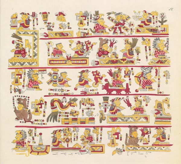 Facsimile of Mesoamerican codex