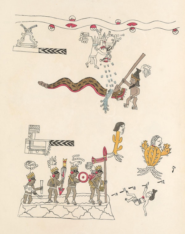 Facsimile of Mesoamerican codex