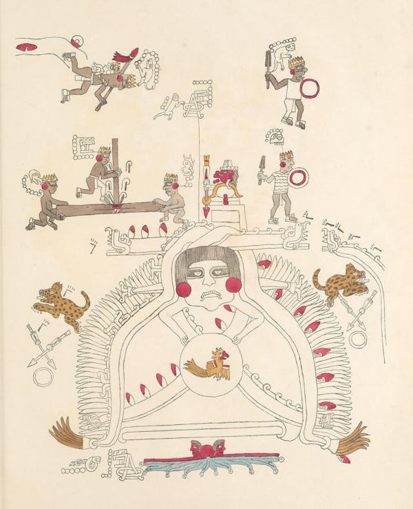 Facsimile of Mesoamerican codex