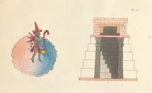 Facsimile of Mesoamerican codex