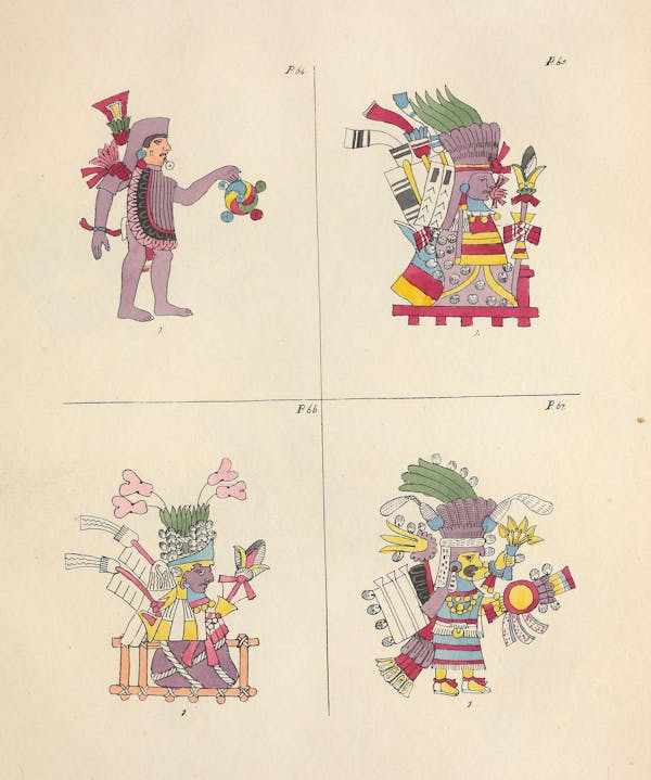 Facsimile of Mesoamerican codex