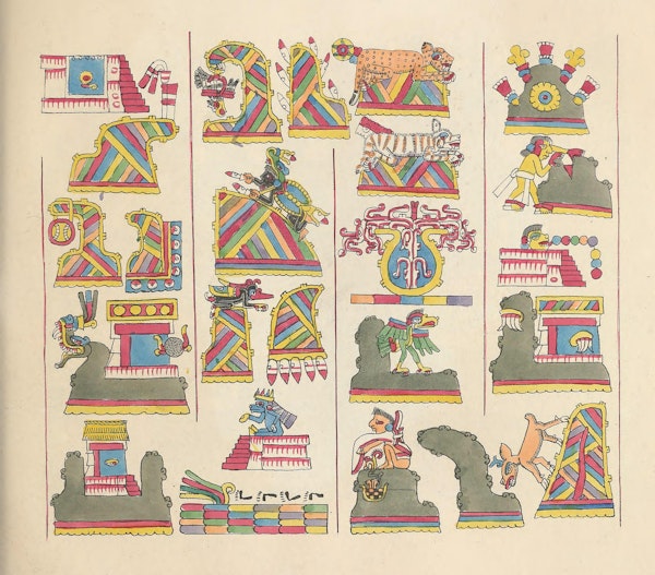 Facsimile of Mesoamerican codex