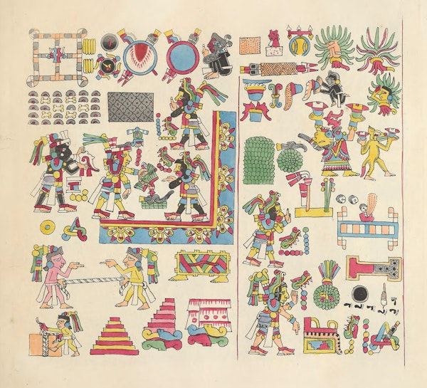 Facsimile of Mesoamerican codex