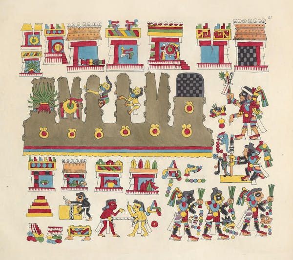 Facsimile of Mesoamerican codex