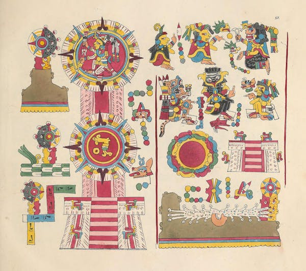 Facsimile of Mesoamerican codex