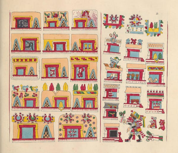 Facsimile of Mesoamerican codex