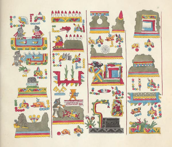 Facsimile of Mesoamerican codex