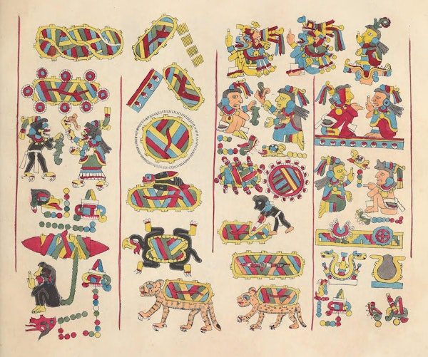 Facsimile of Mesoamerican codex