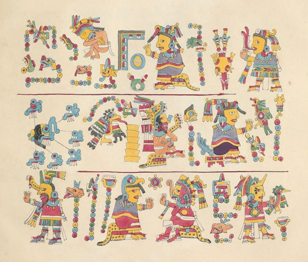 Facsimile of Mesoamerican codex