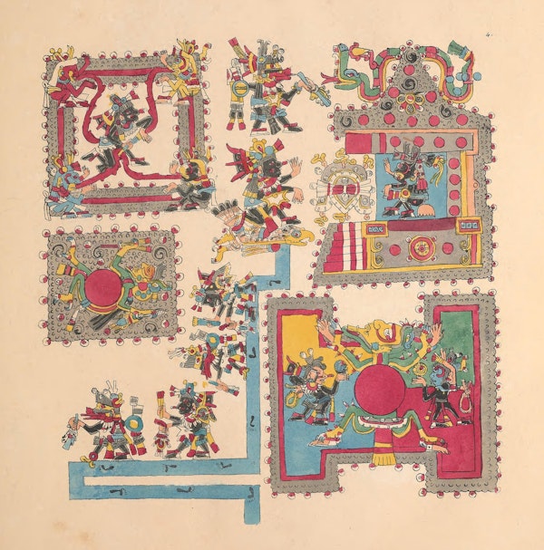 Facsimile of Mesoamerican codex