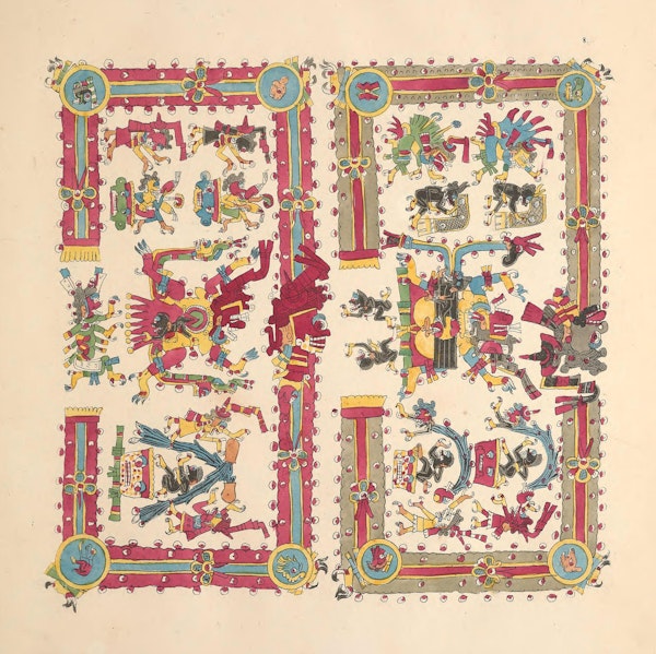 Facsimile of Mesoamerican codex