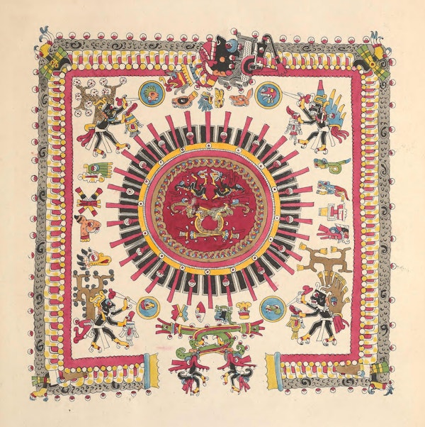 Facsimile of Mesoamerican codex