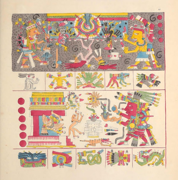 Facsimile of Mesoamerican codex