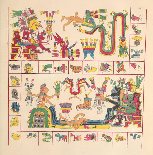 Facsimile of Mesoamerican codex