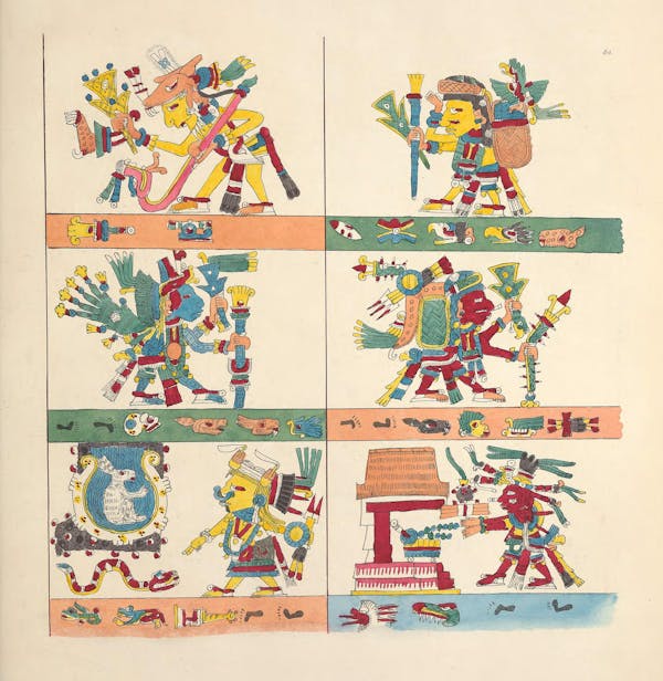 Facsimile of Mesoamerican codex