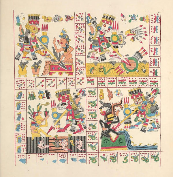 Facsimile of Mesoamerican codex